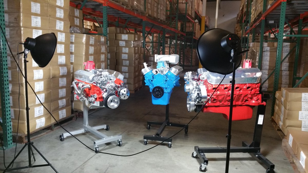 TSP_CA's tweet image. Behind the scenes of a TSP Photo Shoot! Which engine would you choose? #teamtsp #ford302 #chevyperformance