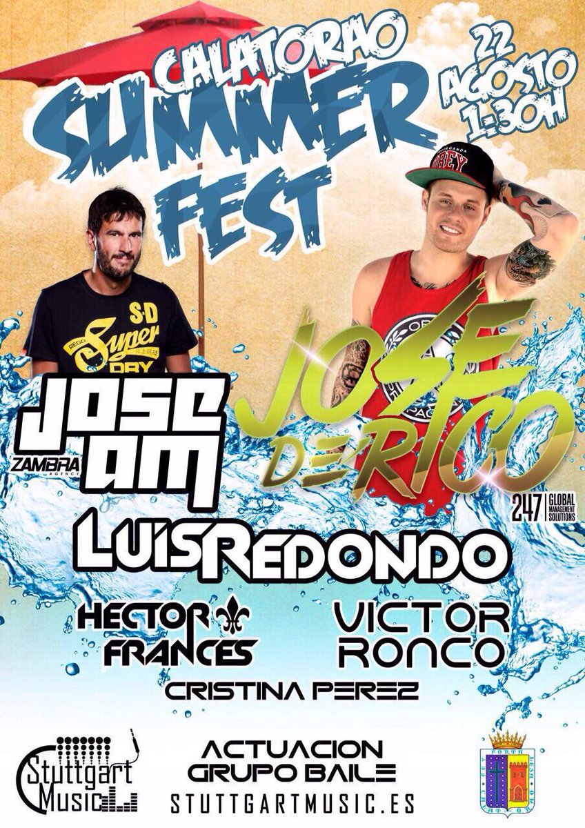 ZambraAgency's tweet photo. #IamtheParty este sábado @JoseAMdeejay en #Calatorao #SummerFest http://t.co/za67mPilHu #Zaragoza http://t.co/7RgUTXcttx