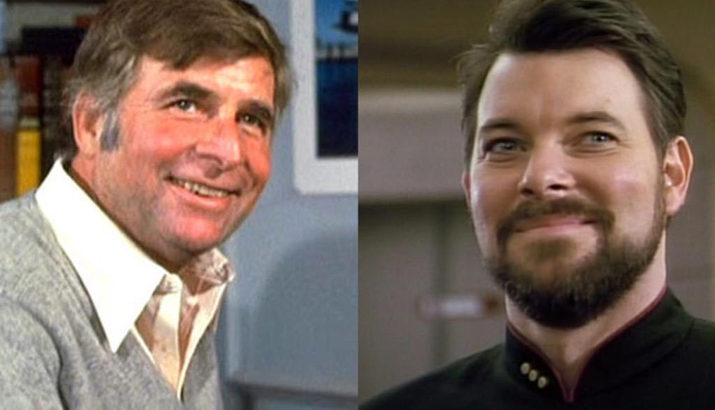 Happy Birthday to two StarTrek legends, Jonathan Frakes turns 62 & Gene Roddenberry would have been 94 today. 