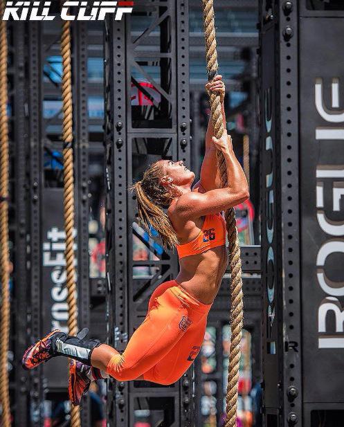 Brooke Wells on X: Leg-less rope climbs at the @CrossFitGames in