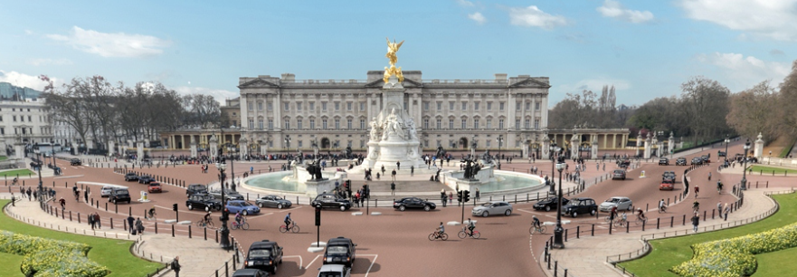 TfL is now consulting on the section of the cycle superhighway which will run past Buckingham Palace. And it's great!