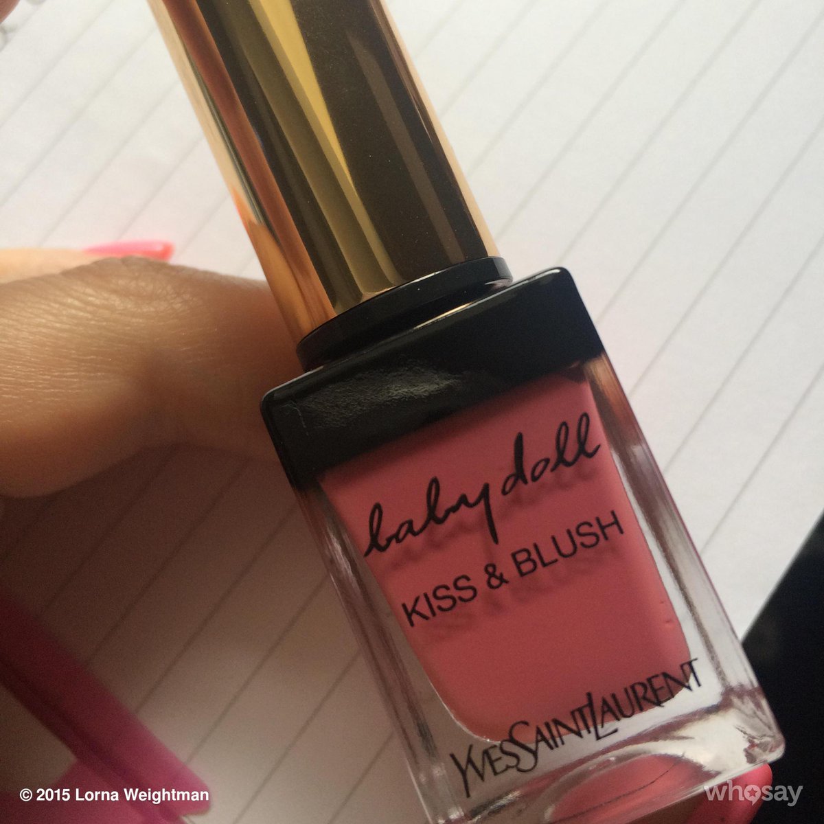 styleisleIRL's tweet photo. Oh this has made my day #ysl thank you @RoTierneyCrowe #makeup #tryandtest http://t.co/6a52L5WcIc