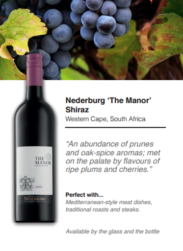 Hopping on down to our bar? Treat yourself to a taste of South Africa with #finewine from <a href="/nederburg_UK/">Nederburg Wines</a>