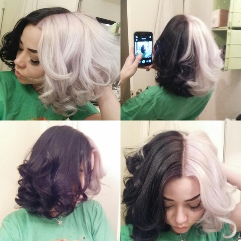 Sydney Nicole On Twitter Hair Color Half And Half Hair Split