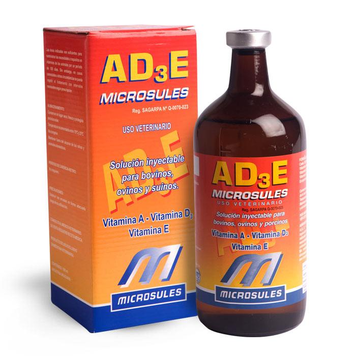 LMicrosules's tweet photo. AD3E MICROSULES
Solución oleosa inyectable de vitaminas A, D3 y E, para bovinos, ovinos y suinos (porcinos). http://t.co/oNZZqXok8P