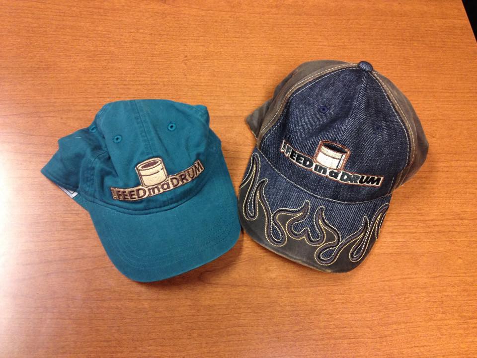 TwoSparksCC's tweet photo. Thank you #FeedInADrum for these great hats! Check em out-> https://t.co/e2nbJrqX7X http://t.co/fBSDpfZuFZ