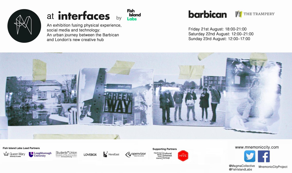 MnemonicCity's tweet photo. @MagmaCollective fusing experience, media and technology, a journey between the Barbican &amp; London's new creative hub http://t.co/mf94ZOQBDj
