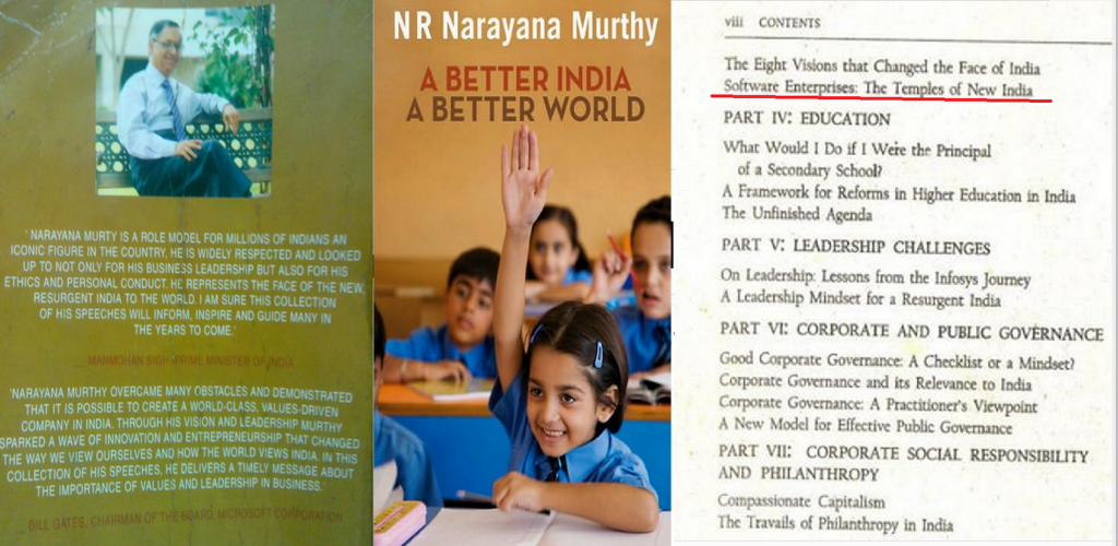 Happy birthday narayana murthy, thanks for inspiring us temples  