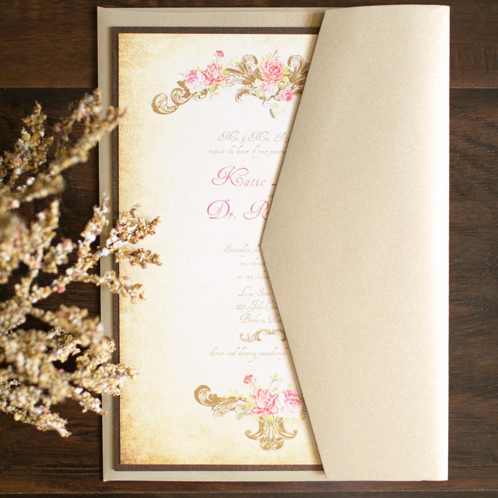 BFoxCreative's tweet image. #Victorian #romance and #roses... What's not to love about this #wedding #invitation? Photo by newseasonsohotography.com