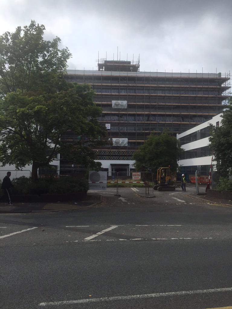 First fix well under way for new luxury apartments in Altrincham for Form Contractors.