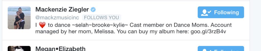 SECONDISTHE's tweet photo. OMG IM FREAKING OUT!! THANKS KENZIE😫 I love you @mackzmusicinc (she follows my personal account) http://t.co/FvRjiUCdFt