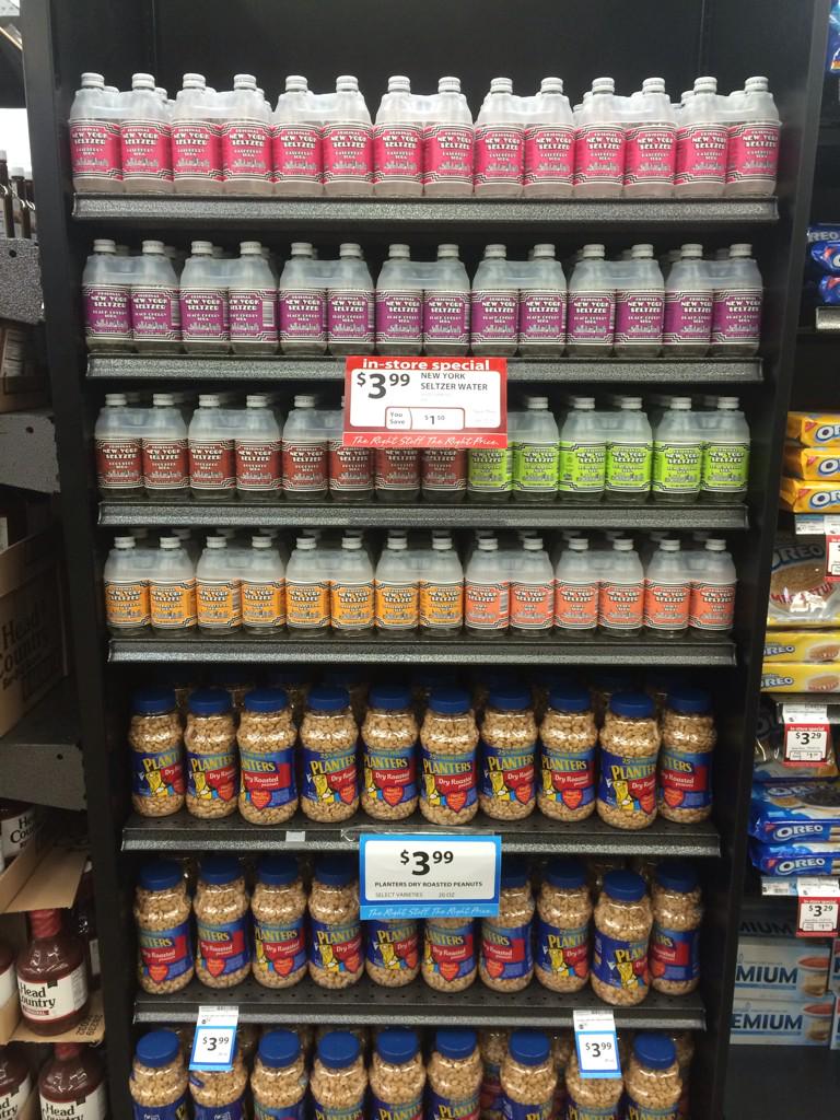 Peanuts and Original New York Seltzer make a great snack!  Get it today <a href="/Reasors/">Reasor's</a>. <a href="/DrinkONYS/">New York Seltzer</a>