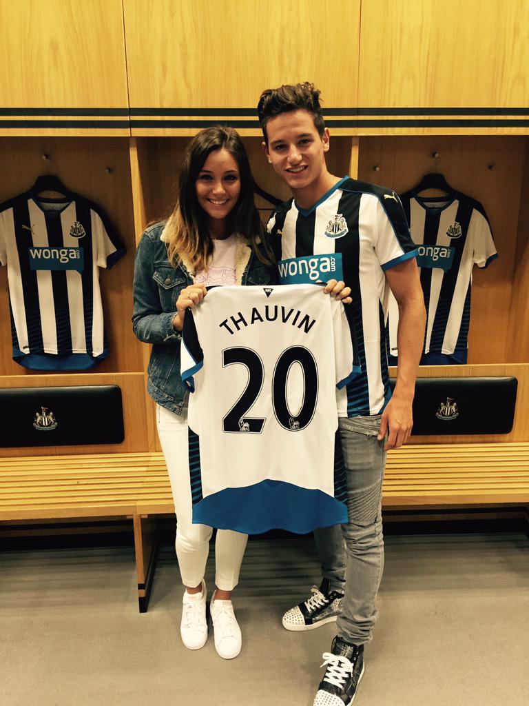 Newcastle fans are introduced to Florian Thauvins girlfriend, Charlotte Pirroni (Tweet & Pictures)