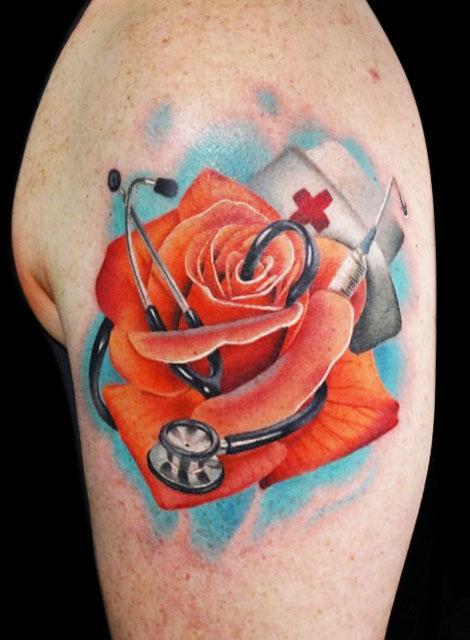 promobonuscodes's tweet photo. Realism Flowers Tattoo by Andres Acosta - http://t.co/nFYiieQ4Bp http://t.co/ZlKkZFVjpx