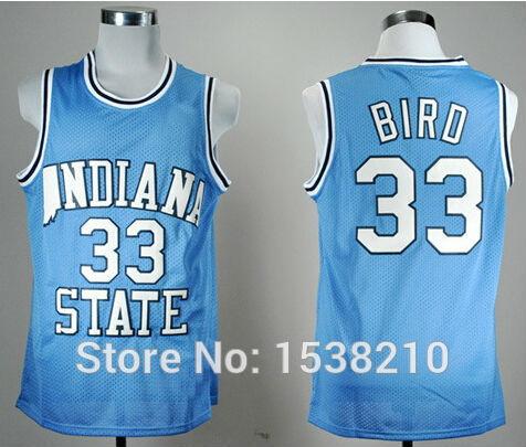 thread_zilla's tweet image. JERSEY OF THE DAY:  Vintage Larry Bird Indiana State Jersey #33.  Order It Today For Only $35