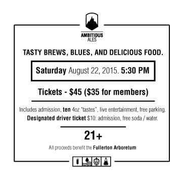 Brews and blues! For more information go to fullertonarboretum.org #craftbeer #fullertonarboretum #brewsandblues