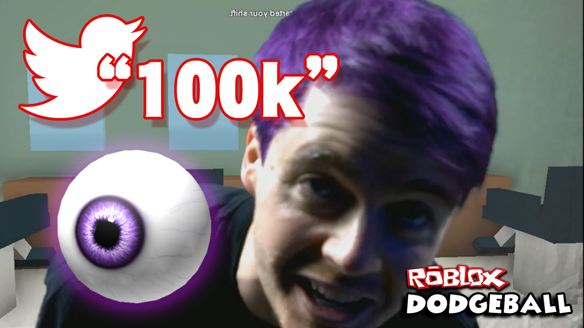 Alexnewtron On Twitter Hey Look Who It Is Enter Twitter Code 100k In Dodgeball For This Free Purple Eyeball Jackintheroblox Krisisrael Http T Co D96yeb9tlp - dodgeball on roblox twitter codes