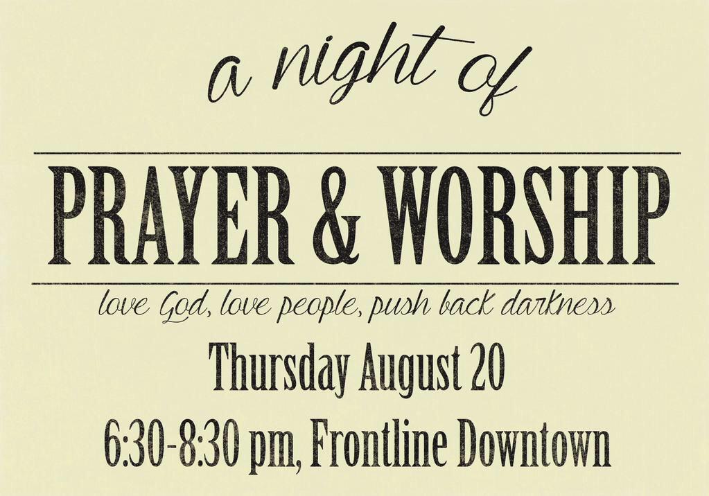 frontlinePRAY's tweet photo. Tomorrow we will be having a night of worship and prayer @frontlineok! Join us from 6:30 to 8:30 pm. http://t.co/yoaRg6qGiO