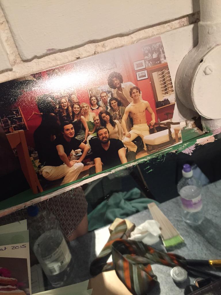 I mean u guys all made the cut! #LSMTLove #RSVP #sorry #cast #one #dressing #room #mirror #stagey #SisterActStevenage