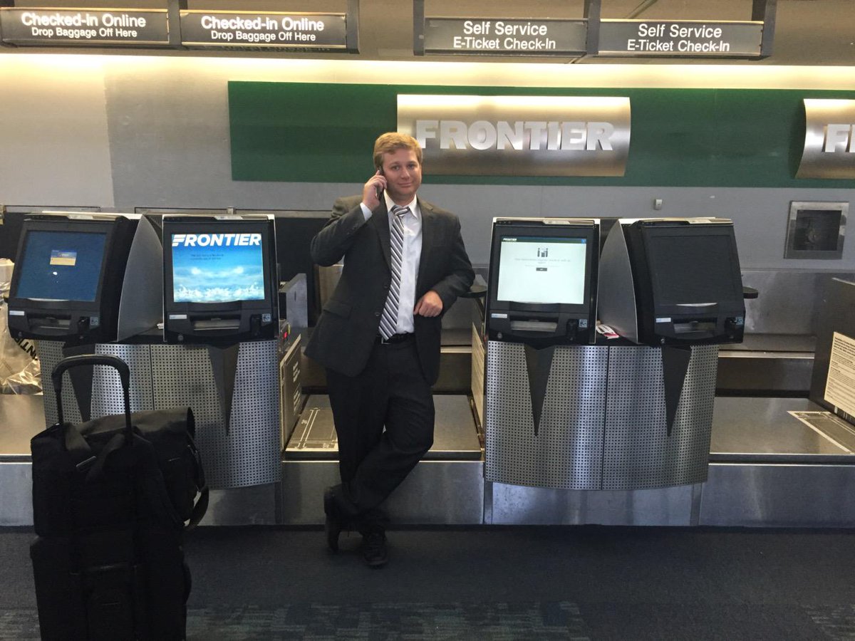 <a href="/FrontierCare/">Frontier Airlines</a> 4 broken terminals and no agents. cant get thru security with no boarding pass. WTF???