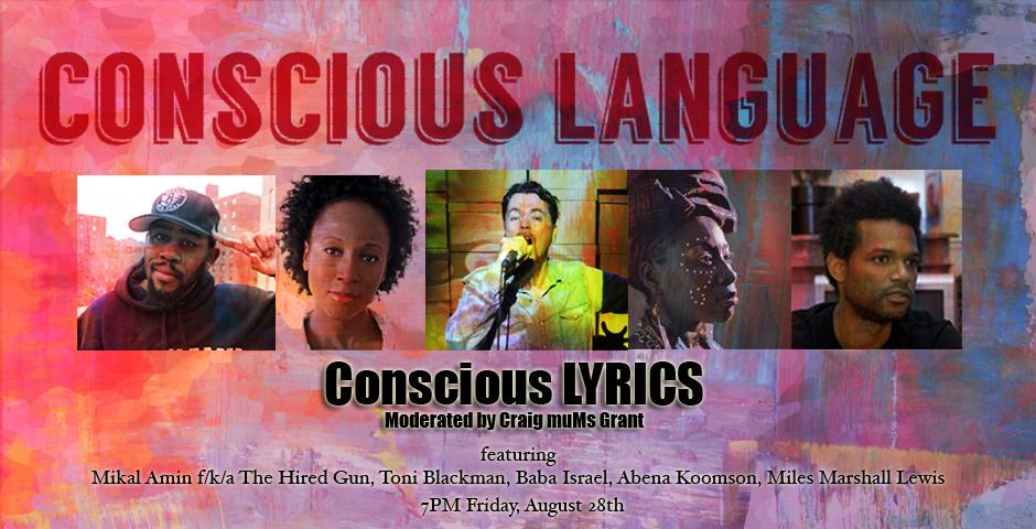 poetictheater's tweet image. #ConsciousLYRICS is going to be amazing with these talented artists @BabaIsrael @furthermucker @ToniBlackman and more