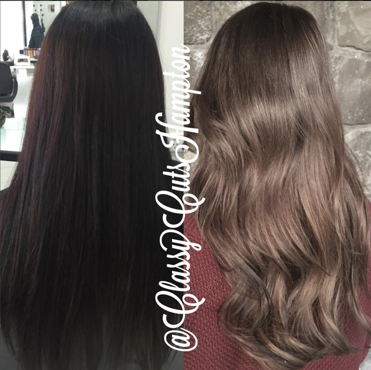 Medium Ash Brown Hair On Asian