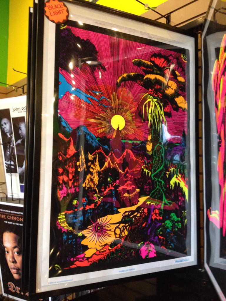 Black light posters! #Rowan #PostersGlassboro #glassboro #foreveryoungemporium