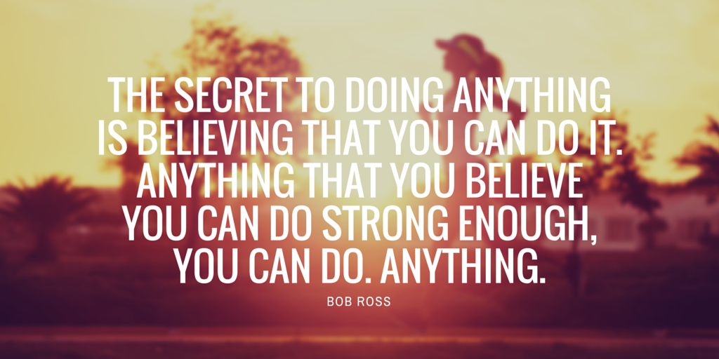 givingmap's tweet photo. "The secret to doing anything is believing that you can do it..."
#BobRoss

#quote #startup http://t.co/NFiEmJaldO