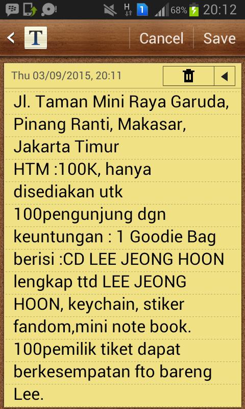 @SodaPop_DC [HELP RT] pgn ktmu Lee Jeong Hoon "Kelas Internasional"? Yuk ke TAMINI SQUARE 13 Sept 2015.Minat?dm^^