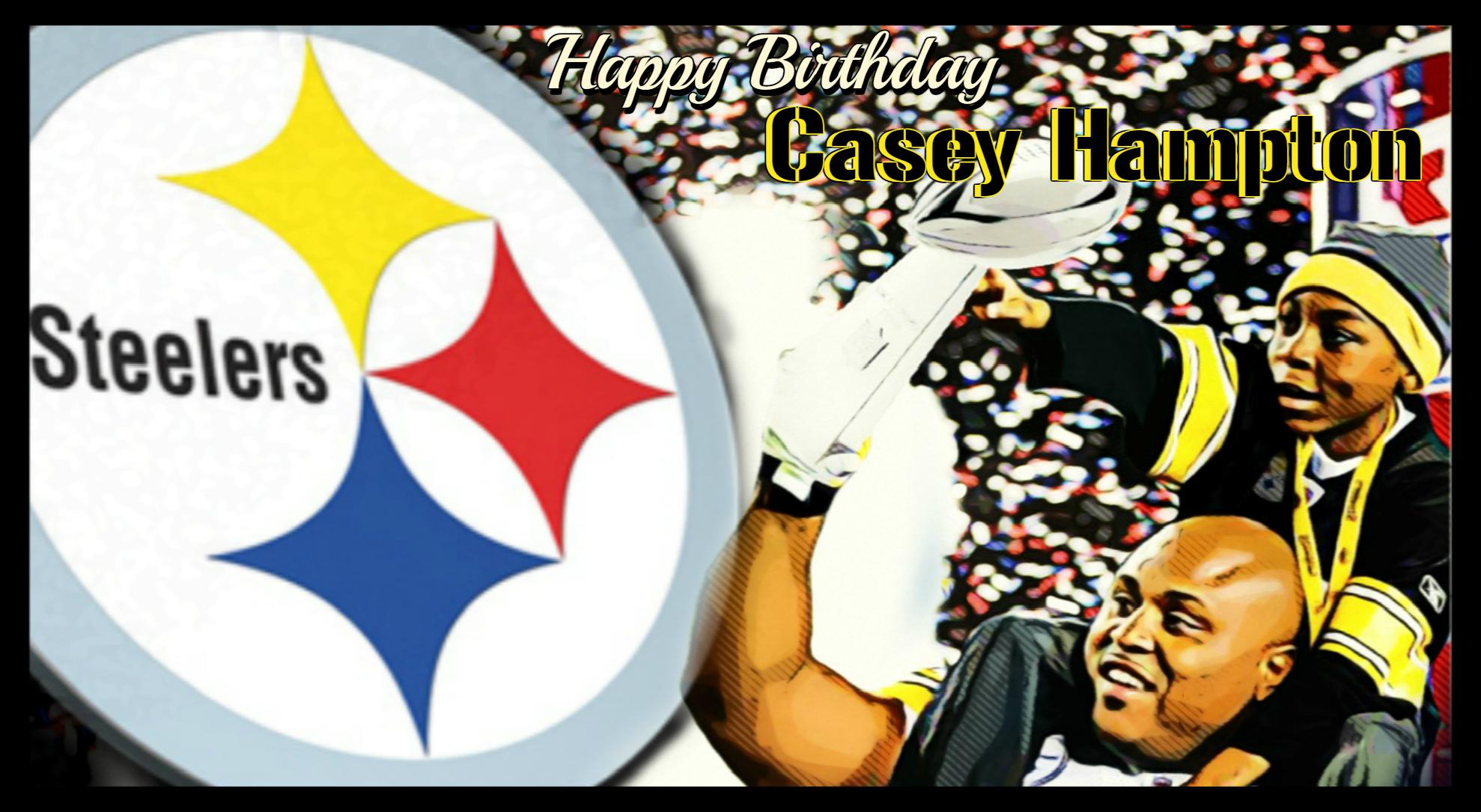Wishing 2X Super Bowl Champ, 5X Pro Bowl selection, Casey Hampton a Very Happy BDay!  