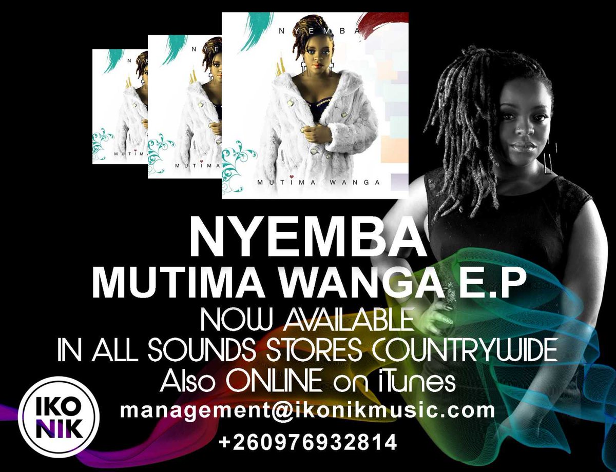 Grab a copy of @marianyemba 's #MutimaWanga E.P, available in all Sounds Stores Country Wide. #SupportZedMusic