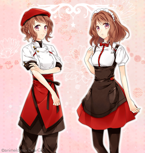 カフェキュイスタッフ アプリ情報 主人公のカフェ制服は 選んだお相手となるキャラクターの職業 ギャルソン パティシエ によって変わりますよ あなたのお好みはどちらですか カフェキュイ Http T Co Ard9kqje8o Twitter