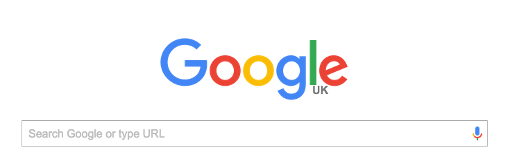 theinternetchap's tweet image. #Google Could of at least made the &apos;UK&apos; line up with one element of the new #Googlelogo