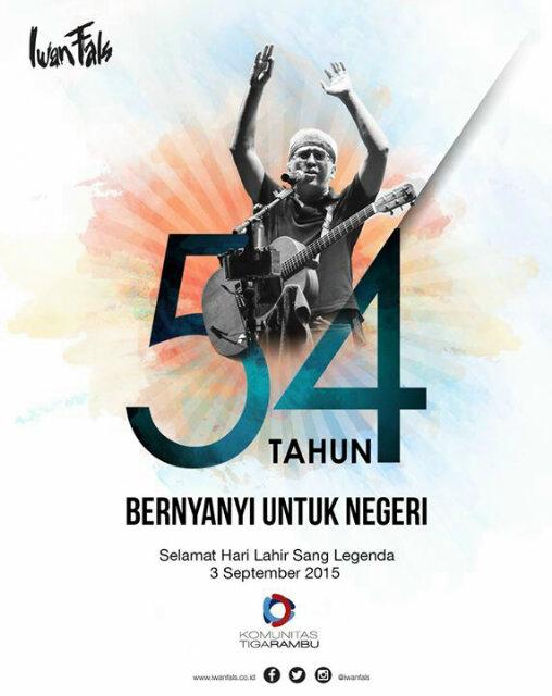 Happy Birthday Iwan Fals 