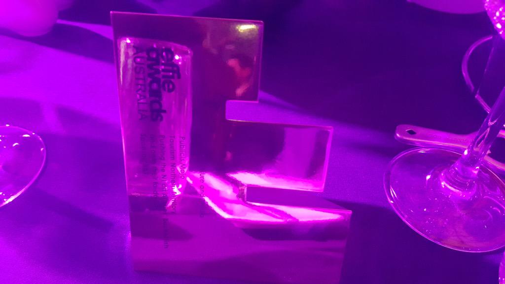 PublicisAus's tweet image. We won! A bronze at the #effieawards15 for our work with the legends at @ausoutbacknt #effies