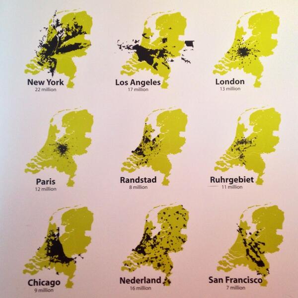 Dutchreviewing's tweet image. The Netherlands is not a country, it&apos;s a dense city. #demographics #populationmapping