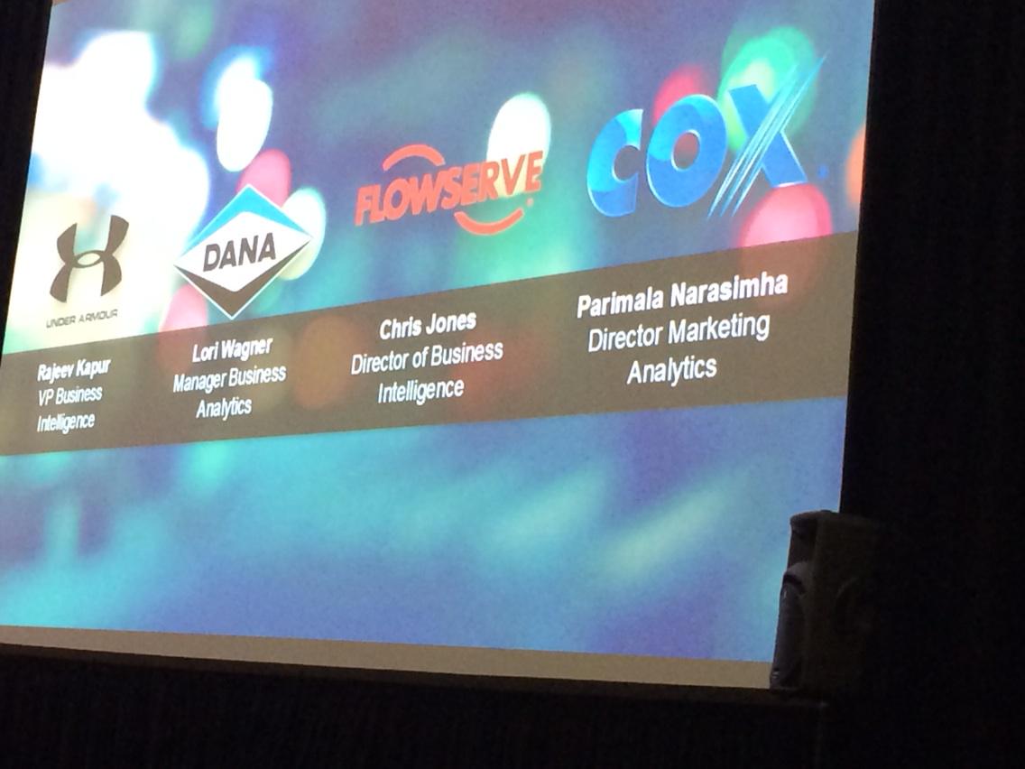 BIScorecard's tweet image. The beauty of twitter - thank you @ASUG_BI #sabouc for gr8 customer panel