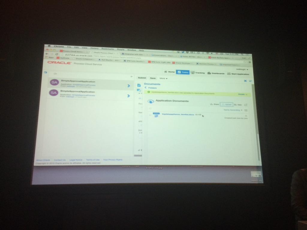 robertvanmolken's tweet image. @ralf_mueller demoing #oraclepcs  and it's upcoming new features including #OracleDCS integration. @OGh_nl @Oracle_NL