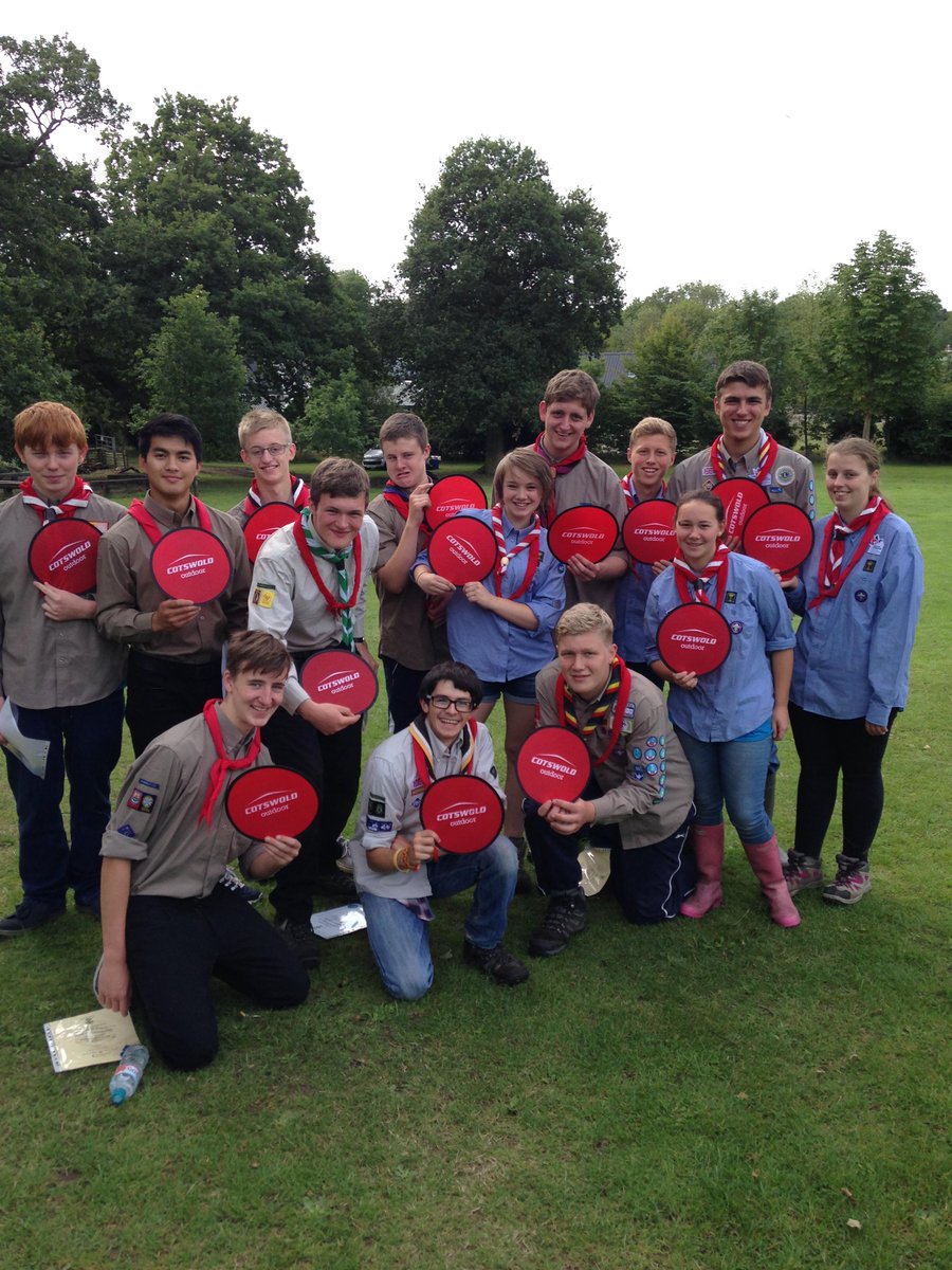 EFSCProject's tweet image. The winning team from @EFSCProject 826 ... Reds!!! Thanks @CotswoldOutdoor for the #prizes #dofe #scouts #friends