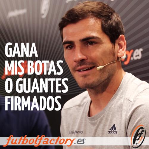 IkerCasillas's tweet image. Participa en el sorteo de @futbolfactory y podrás ganar mis botas o guantes firmados: bit.ly/1KBRIa9