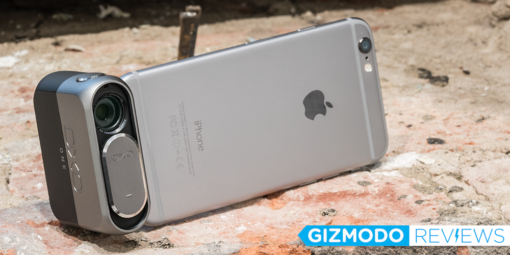 Gizmodo's tweet photo. DxO One review: souping up your iPhone's camera comes at a cost http://t.co/m7zTVnPWDY http://t.co/jLWXunXffq