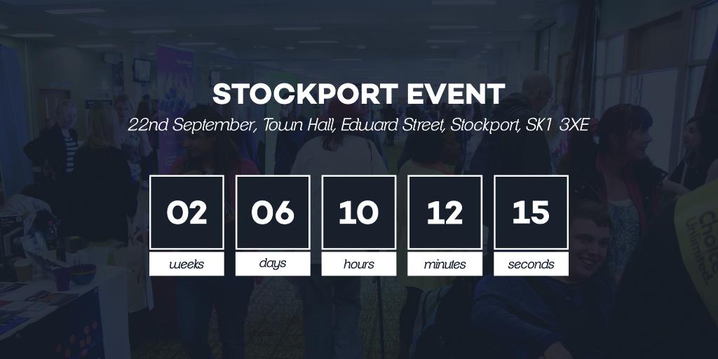Our Stockport event is just around the corner! #stockport #stockportevent #disability #disabilityevent #thingstodo