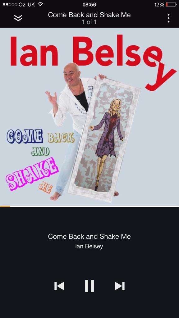 We're on ITunes!#riding high #Ian Belsey#Come Back And Shake Me
