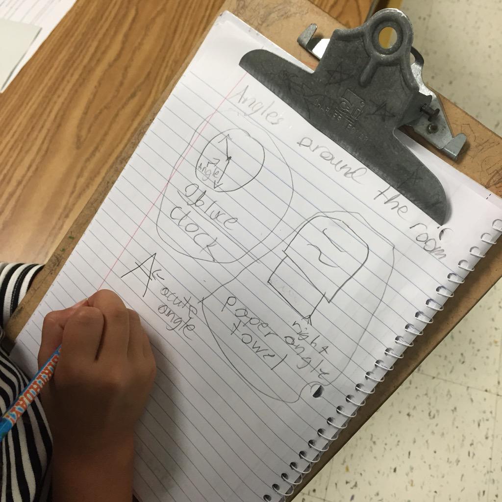 runyon3rd's tweet image. I spy with my mathematical eye angles in the classroom. #anglesearch #mathdaily3 @ShakeragElem