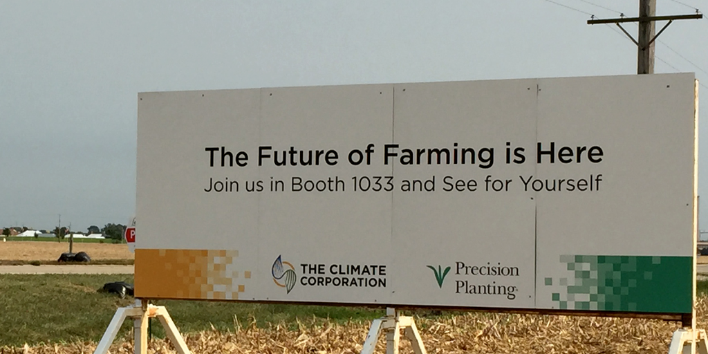 Check out Booth 1033 this week <a href="/FPShow/">Farm Progress Show</a> @climatecorp @precision_plant #futureoffarmingishere