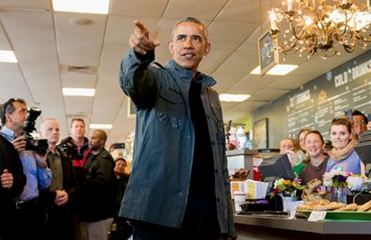 obama under armour jacket