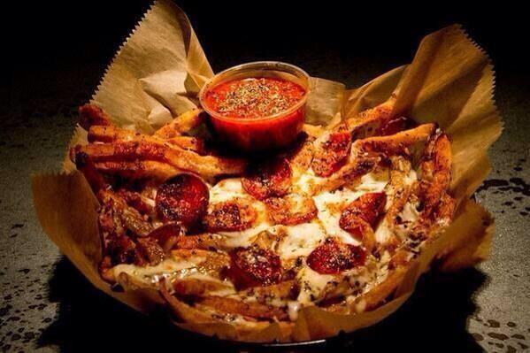 zaytunya's tweet photo. Pepperoni Pizza Fries. https://t.co/jD8oNmoRqw