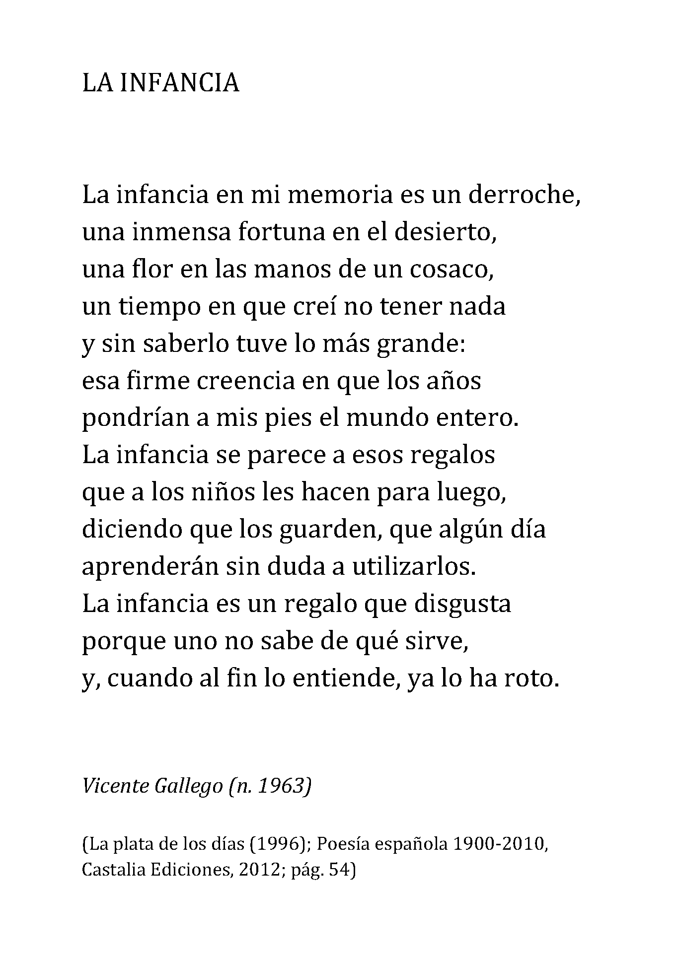 Poemas Sobre Recuerdos De La Infancia Esté Poema Va Por Esos