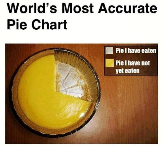 StarPerformance's tweet image. The most accurate pie chart we have ever seen