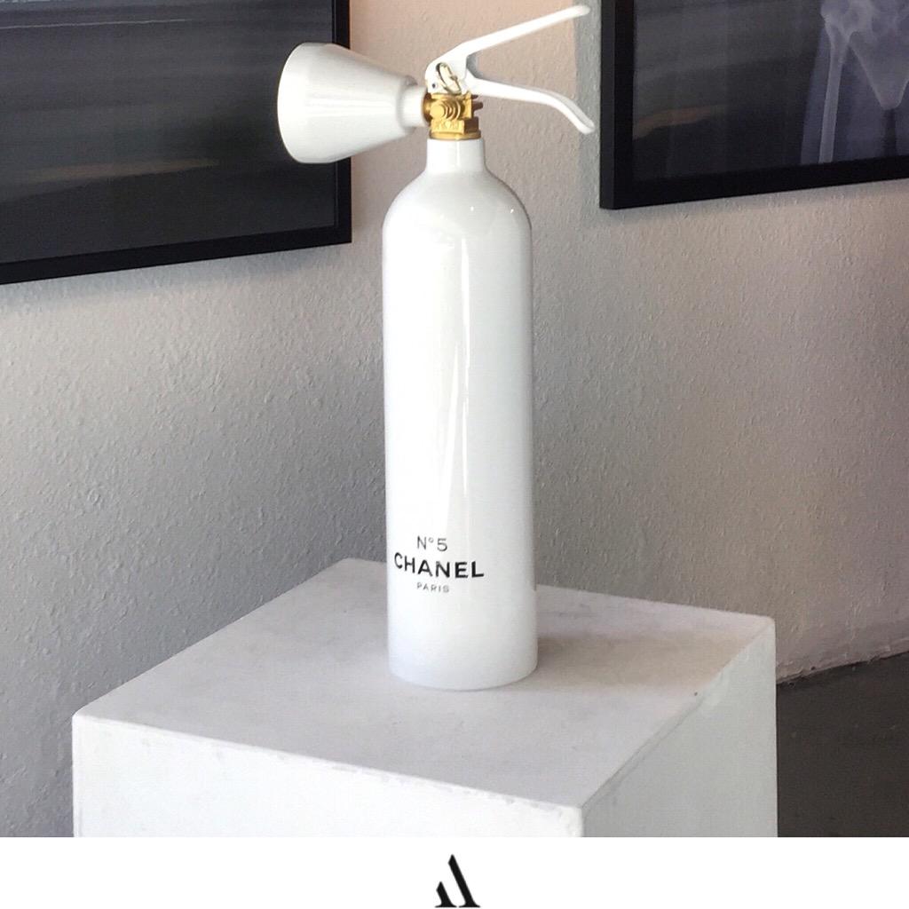 Art Angels on X: Niclas Castello Chanel No.5 Fire Extinguisher 10 x 20 x 5  inches Edition 4   / X